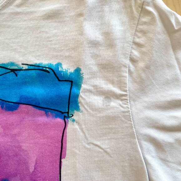 Teddy Fresh Unisex Teddy's Drawing Short Sleeve T-Shirt size XS NWOT NEW - Picture 4 of 7